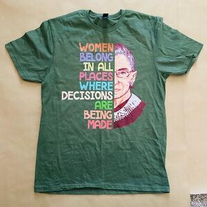 Gildan Green Short Sleeve Tees with Graphic Designs